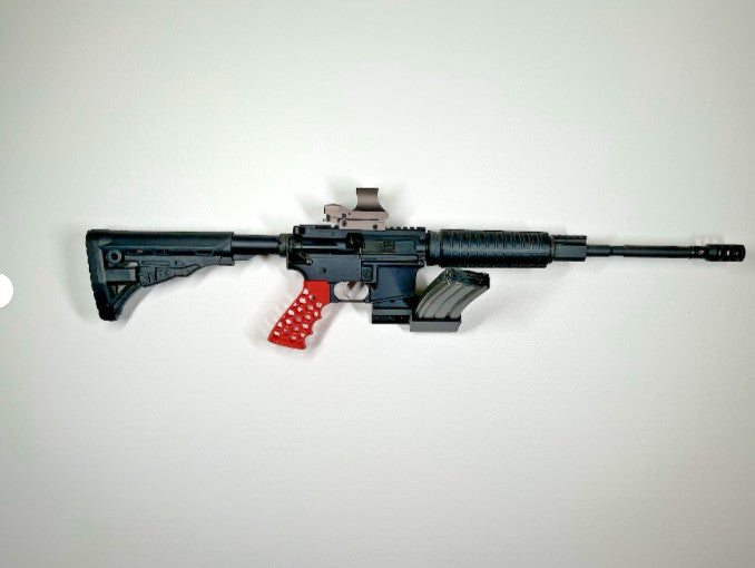 Wall Mount for AR15 and M4, Gun Rack, Rifle Storage, Black